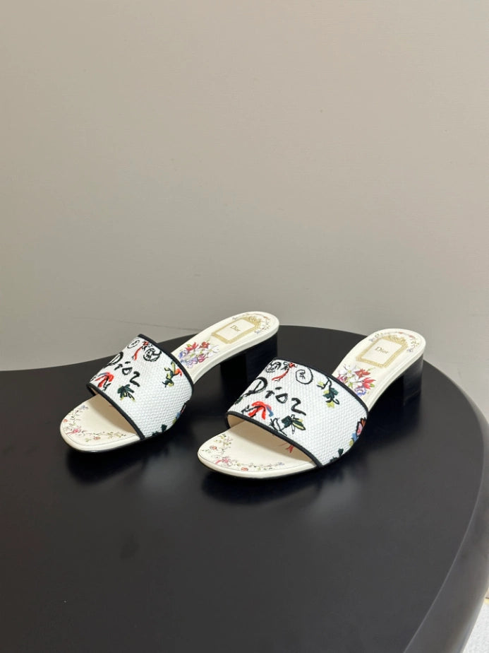 DIOR DWAY HEELED SLIDE – DS040