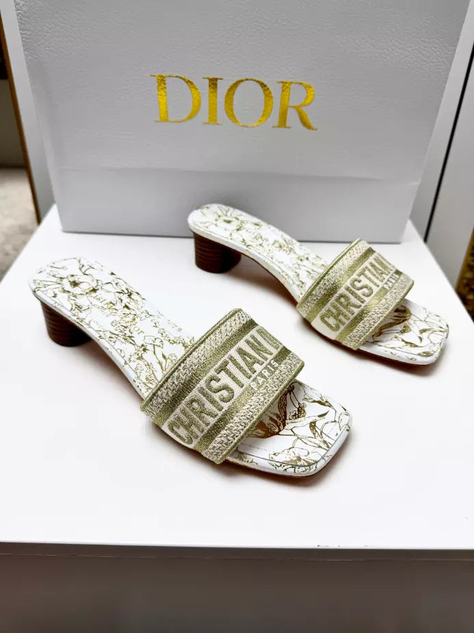 DIOR DWAY HEELED SLIDE – DS043