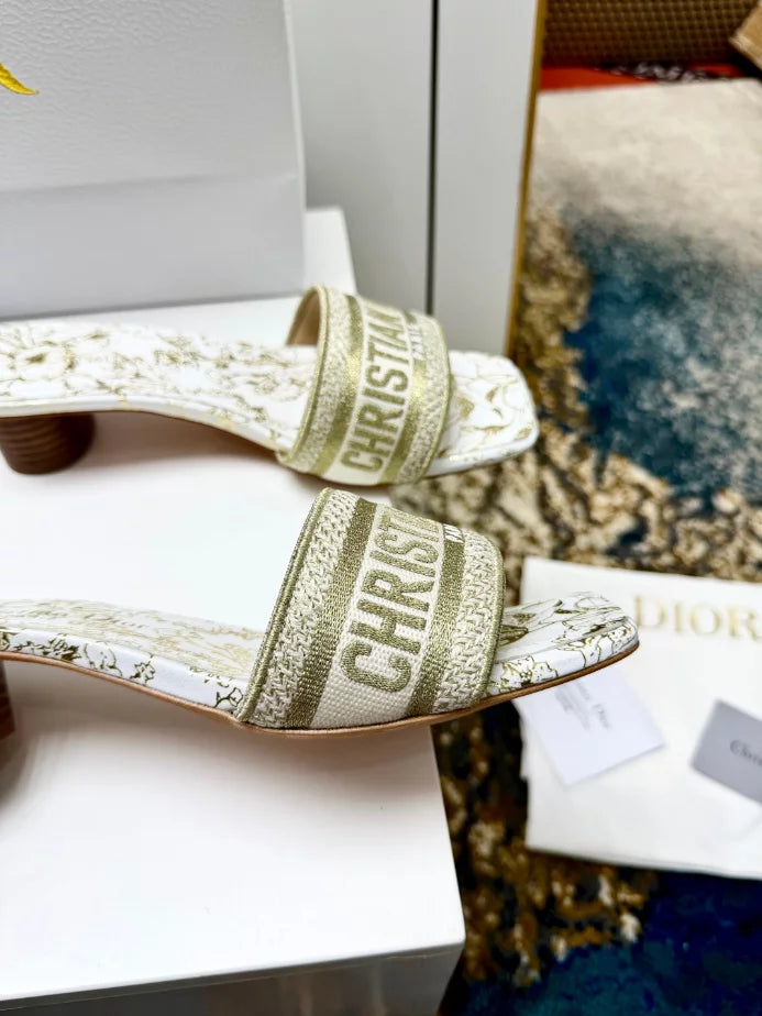 DIOR DWAY HEELED SLIDE – DS043