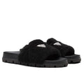 PRADA WOMEN’S SLIDES IN BLACK SHEARLING – PSD074