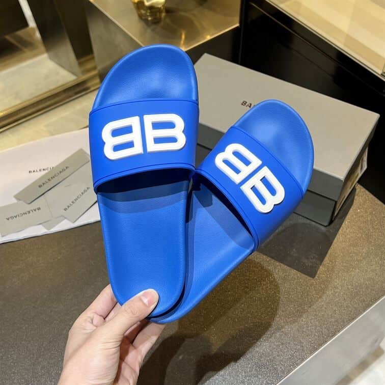 BALENCIAGA BB POOL SLIDE SANDALS – BBD013