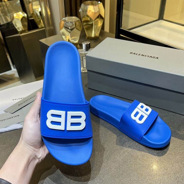 BALENCIAGA BB POOL SLIDE SANDALS – BBD013