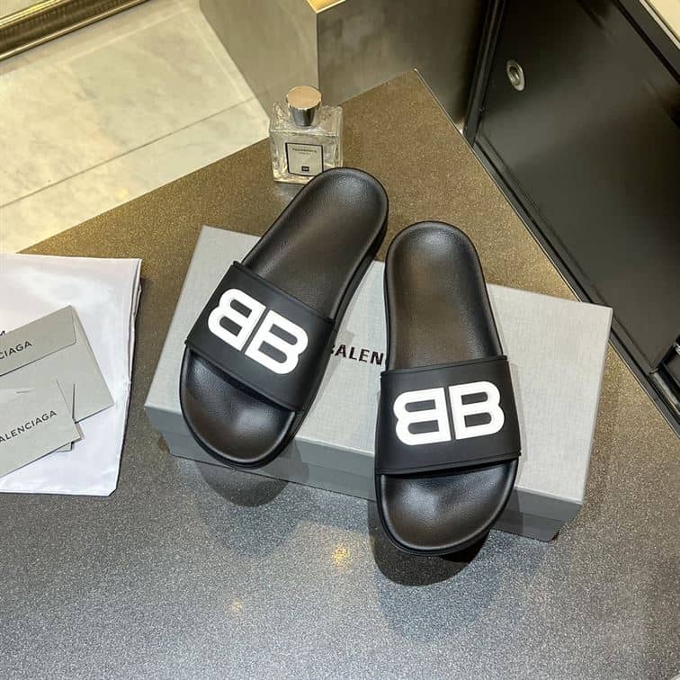 BALENCIAGA BB POOL SLIDE SANDALS – BBD014