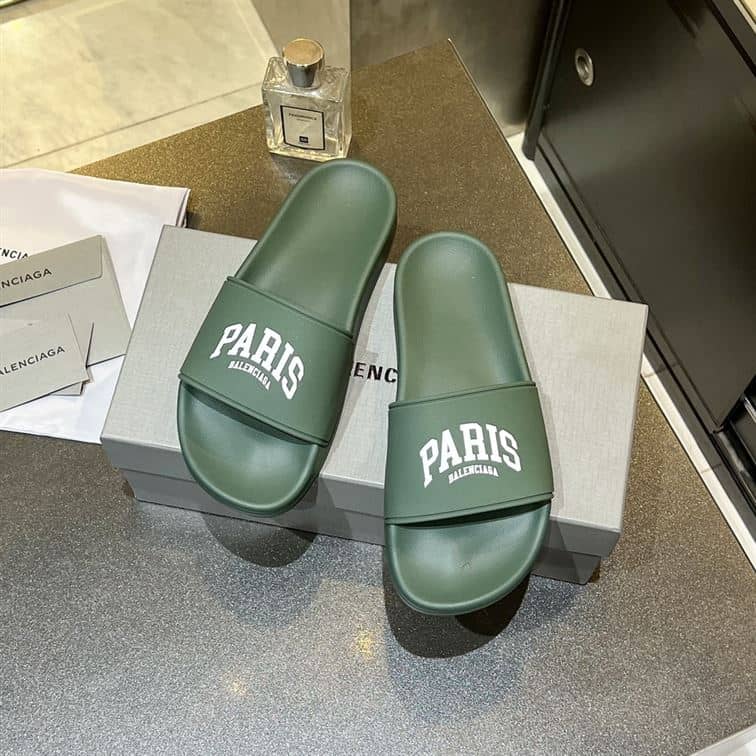BALENCIAGA CITIES PARIS POOL SLIDE SANDAL – BBD006