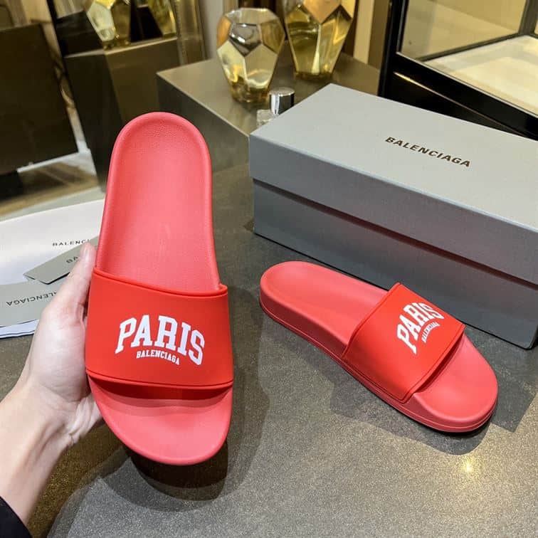 BALENCIAGA CITIES PARIS POOL SLIDE SANDAL – BBD009