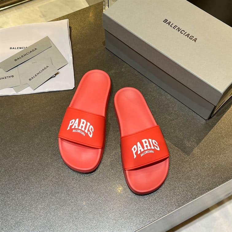 BALENCIAGA CITIES PARIS POOL SLIDE SANDAL – BBD009