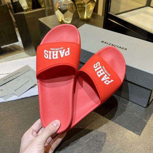 BALENCIAGA CITIES PARIS POOL SLIDE SANDAL – BBD009