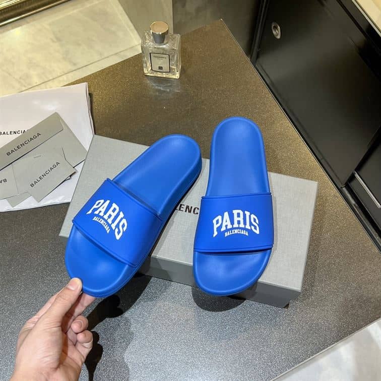 BALENCIAGA CITIES PARIS POOL SLIDE SANDAL – BBD011
