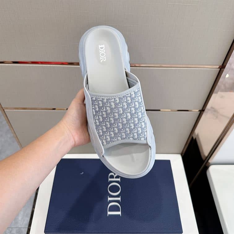 DIOR H-TOWN SANDAL GRAY RUBBER – DS003