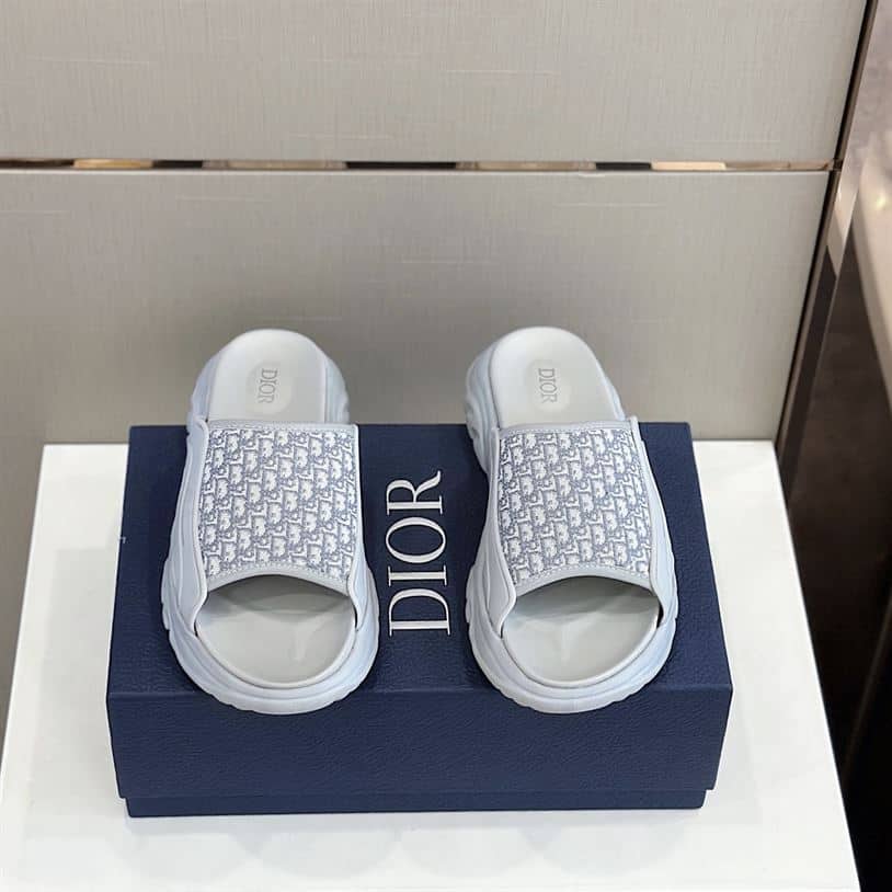 DIOR H-TOWN SANDAL GRAY RUBBER – DS003
