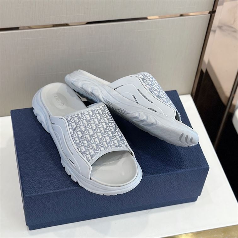DIOR H-TOWN SANDAL GRAY RUBBER – DS003