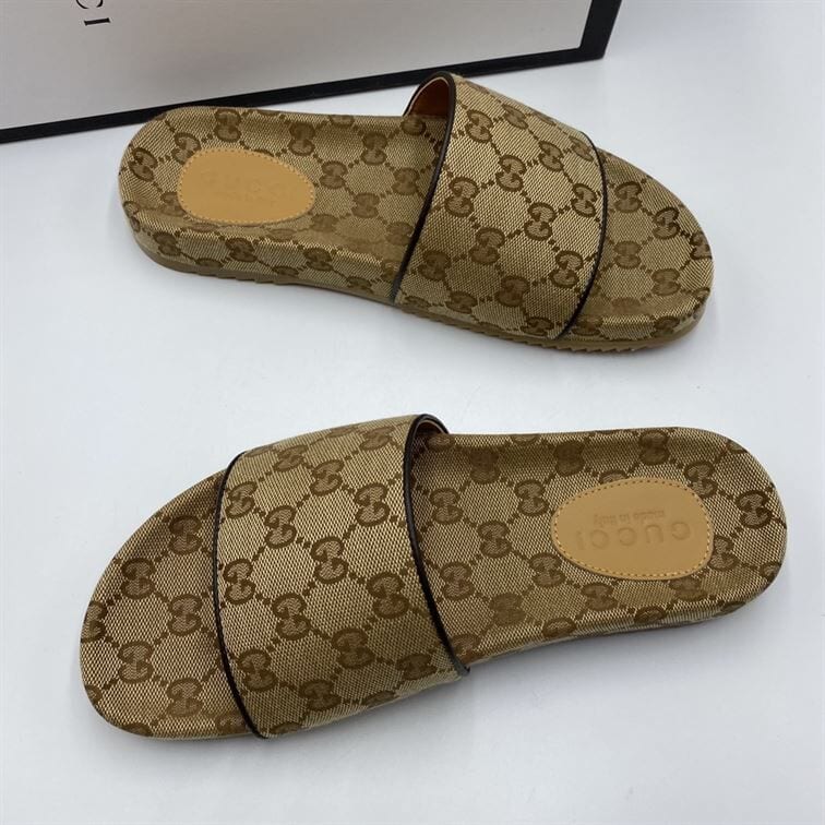 GUCCI GG CANVAS FLIP FLOP SANDAL – GSL001