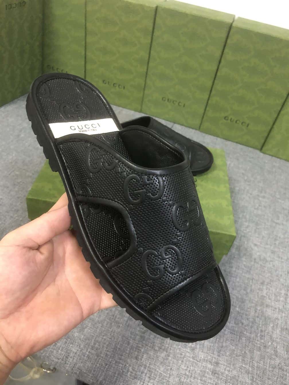 GUCCI MEN SLIDE SANDAL – GSL038