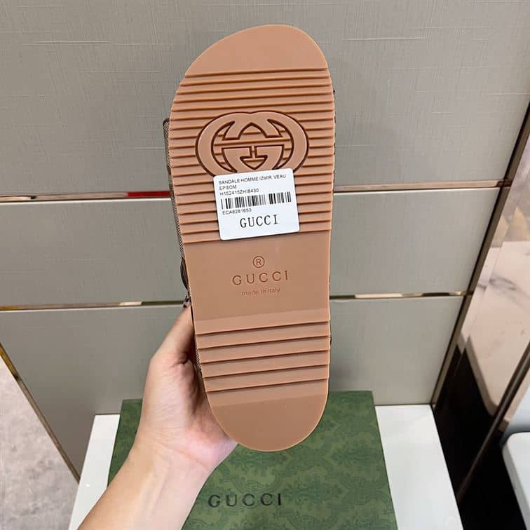 GUCCI MEN’S SLIDE SANDAL WITH STRAPS – GSL028
