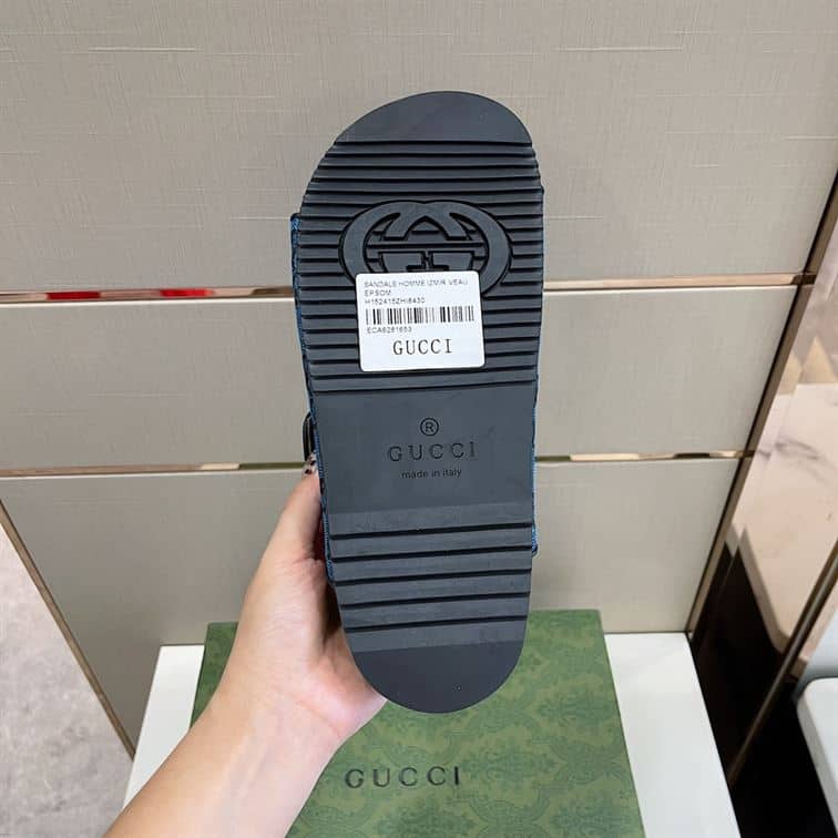 GUCCI MEN’S SLIDE SANDAL WITH STRAPS – GSL029