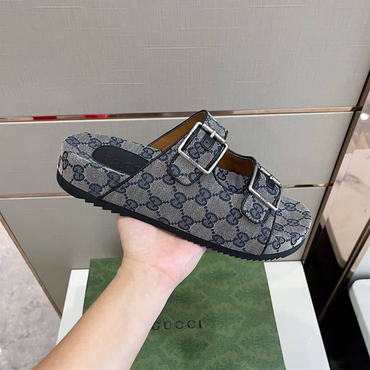 GUCCI MEN’S SLIDE SANDAL WITH STRAPS – GSL029