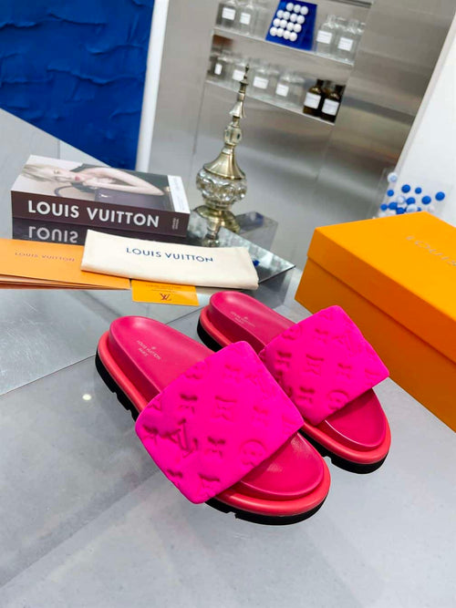 LOUIS VUITTON POOL PILLOW FLAT COMFORT MULE – LVSD051