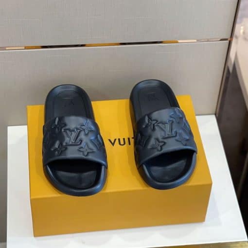 LOUIS VUITTON WATERFRONT MULE BLACK – LVSD043