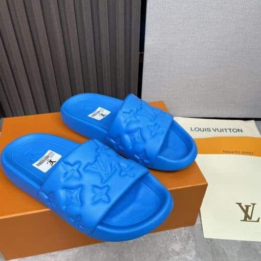 LOUIS VUITTON WATERFRONT MULE BLUE – LVSD042
