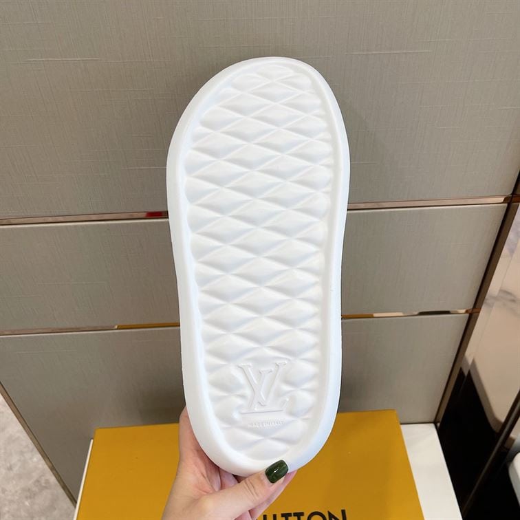 LOUIS VUITTON WATERFRONT MULE WHITE – LVSD044