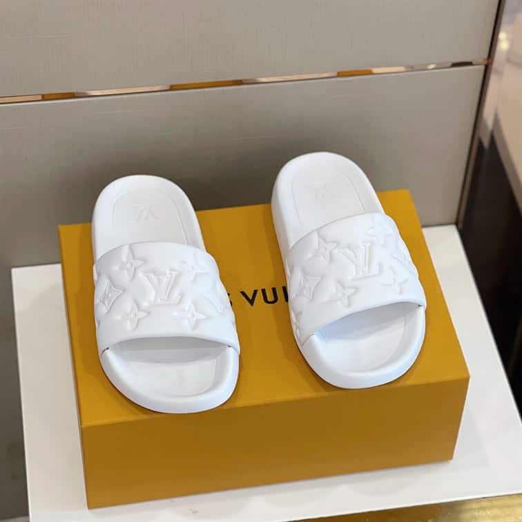 LOUIS VUITTON WATERFRONT MULE WHITE – LVSD044